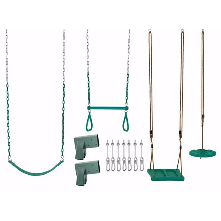 SWINGAN Swingan DIY Swing Set Kit SWGK01-4-GN